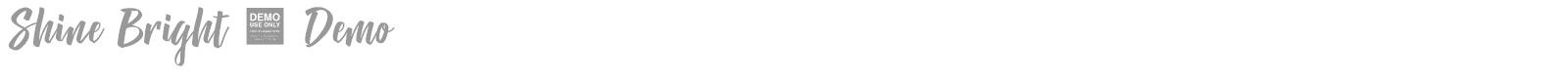 Shine Bright font preview